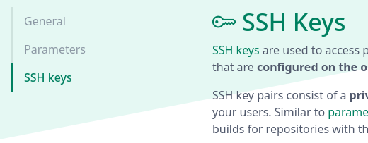 ssh keys