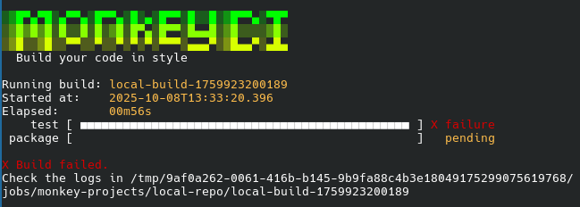 screenshot 4 skipped job